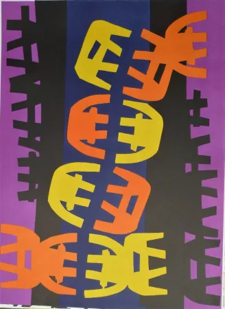 Litografia Capogrossi - Quarzo 6