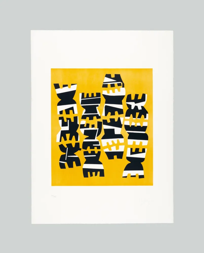 Litografia Capogrossi - Quarzo 8