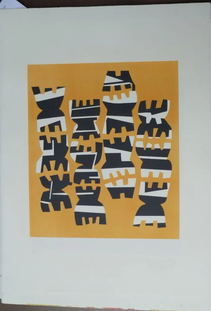 Litografia Capogrossi - Quarzo 8