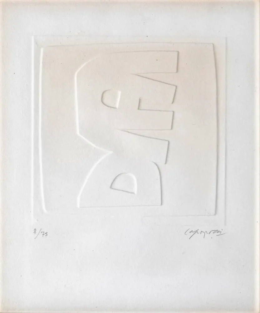 Rilievo Capogrossi - Rilievo bianco