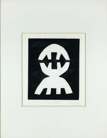 Acquatinta Capogrossi - Senza titolo