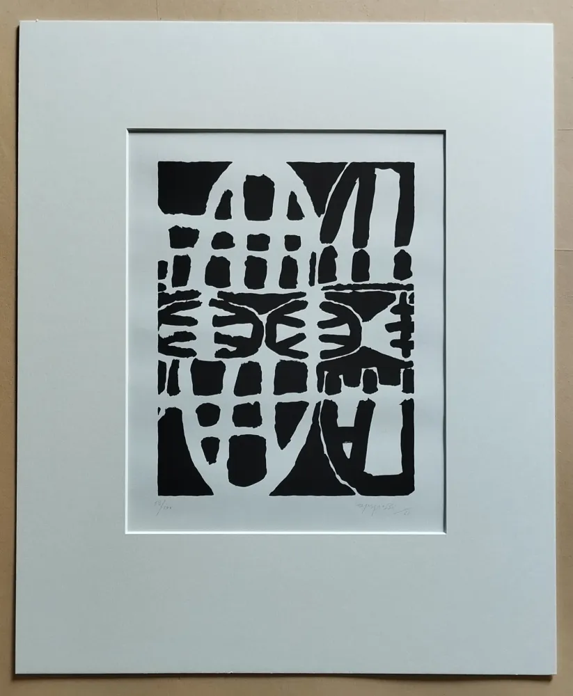 Litografia Capogrossi - Senza titolo
