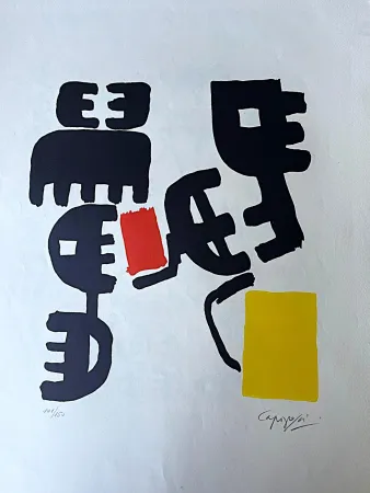 Litografia Capogrossi - Senza titolo