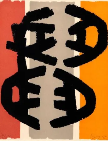 Litografia Capogrossi - Sin titulo