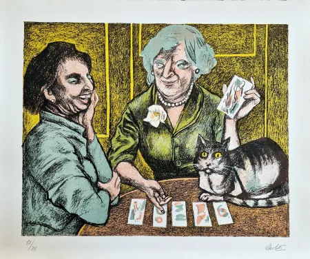 Litografia Carletti - I tarocchi