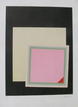 Litografia Carmi - Eva in terra 1