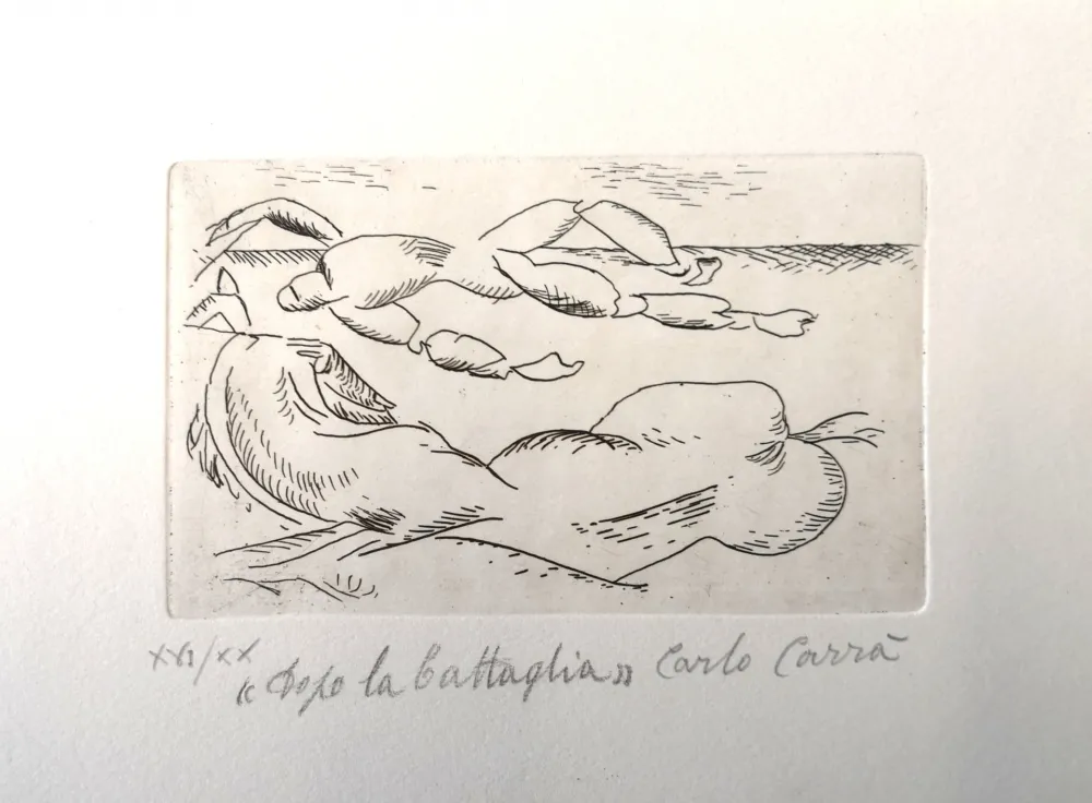 Acquaforte Carra - Dopo la battaglia