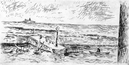 Acquaforte Carra - Il molo di Camogli