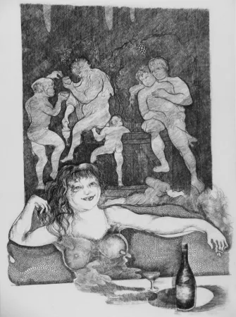 Acquaforte Carrera - L'attesa n.1