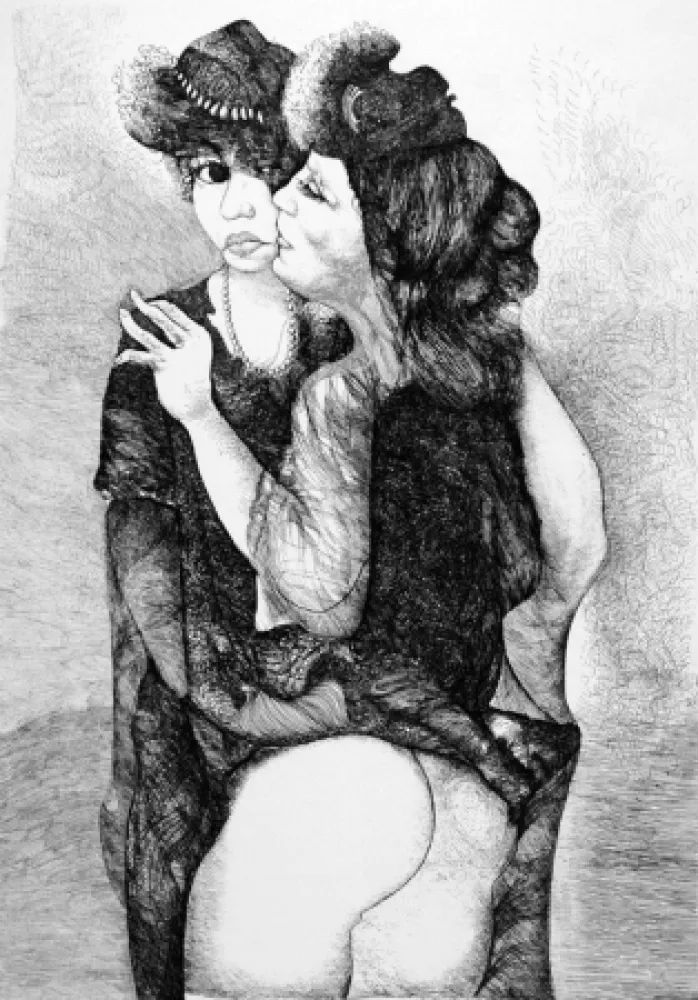 Acquaforte Carrera - Le amiche