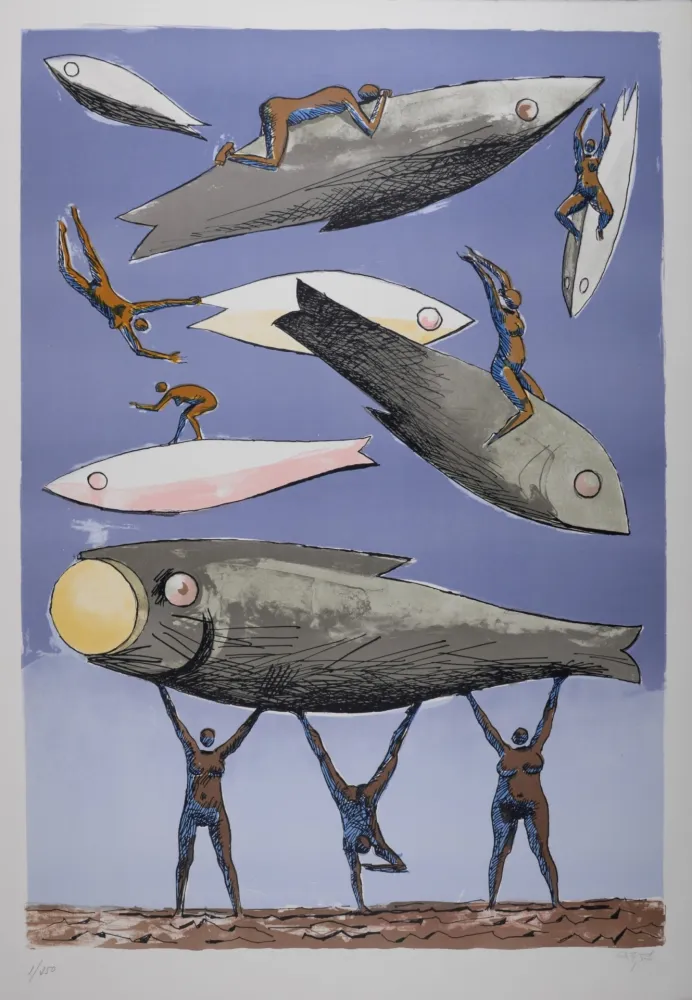 Litografia Carybe - Composition