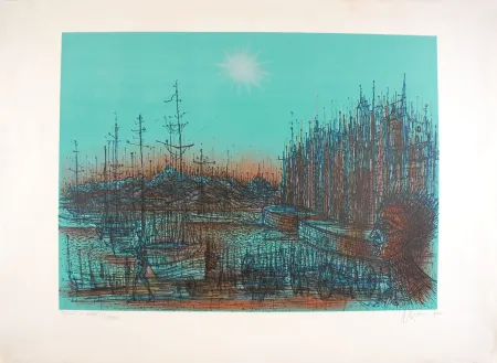 Litografia Carzou - Bateau