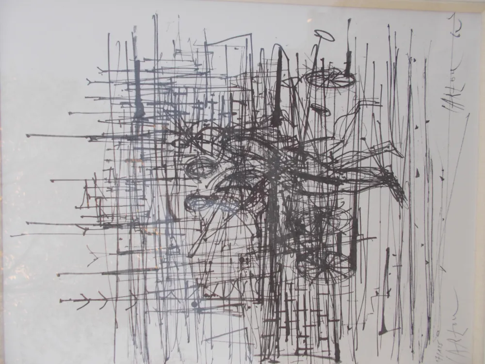 Litografia Carzou - Le champ de bataille