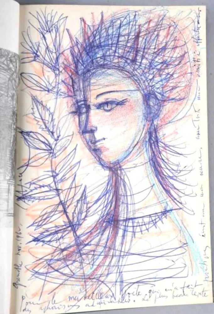 Libro Illustrato Carzou - Original unique drawing