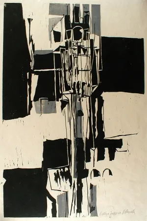 Incisione Su Legno Casarella - Gothic Tower