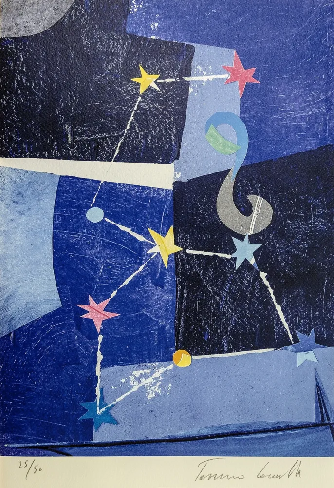 Litografia Cascella - Lo zodiaco 