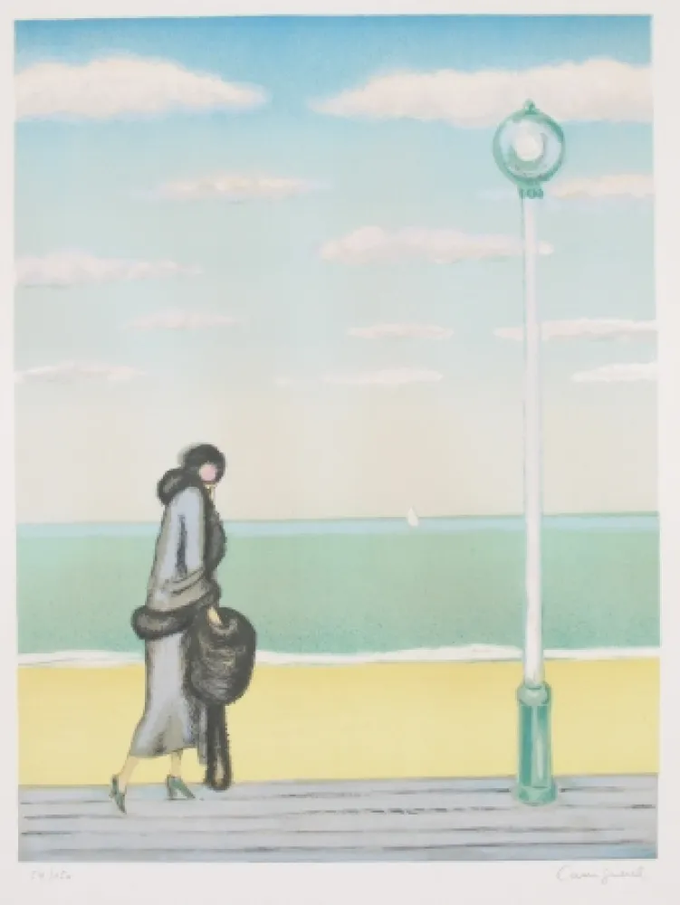 Litografia Cassigneul  - La Lampadaire