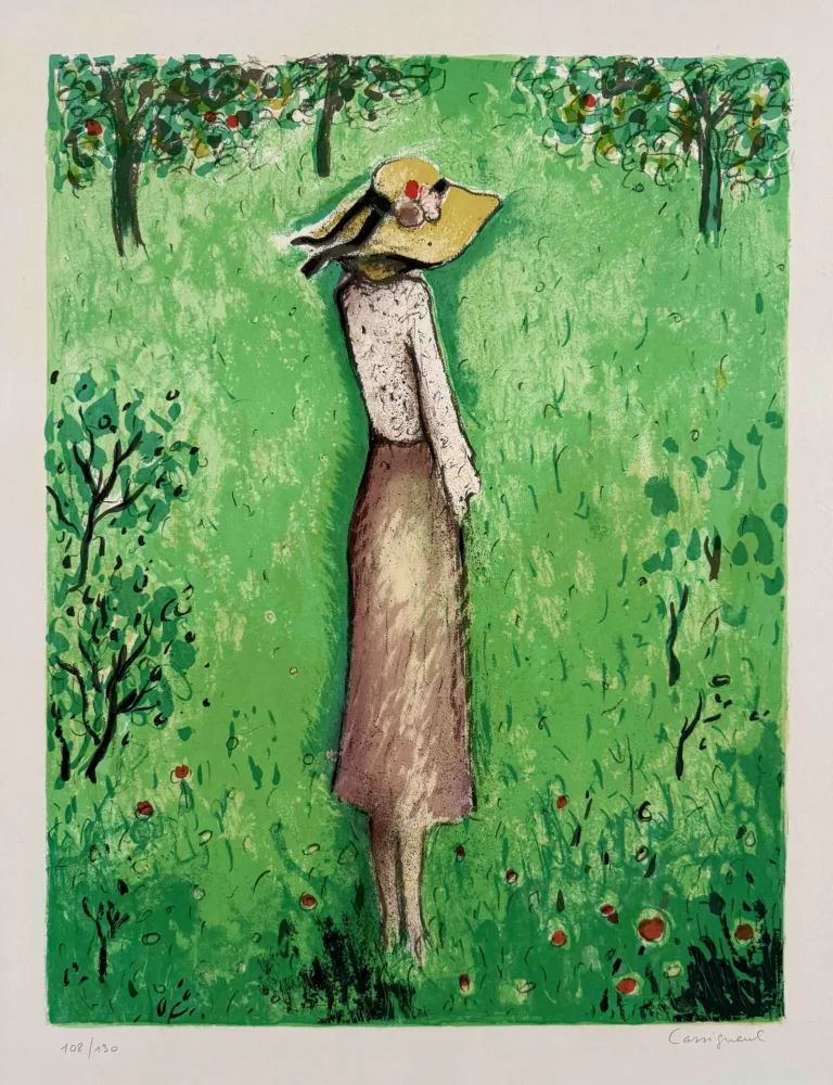 Litografia Cassigneul  - Les Pommiers