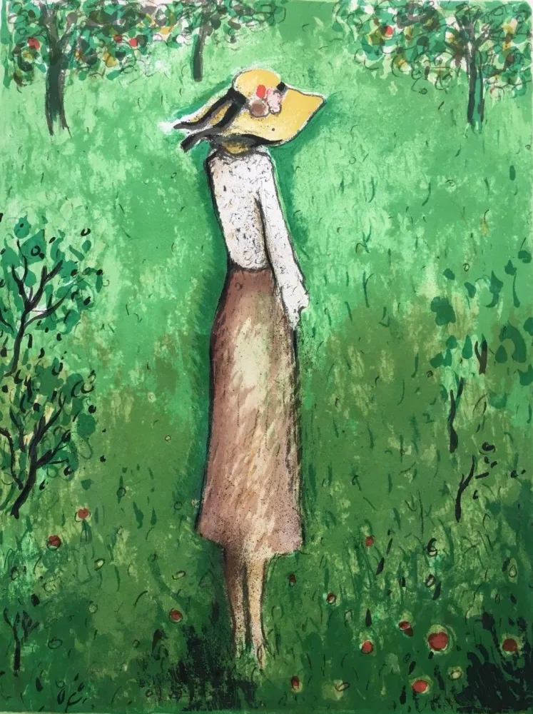 Litografia Cassigneul  - Les Pommiers