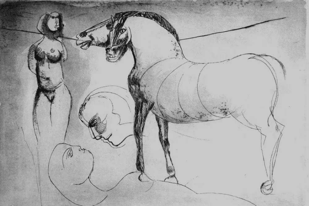 Acquaforte Cassinari - L'amore