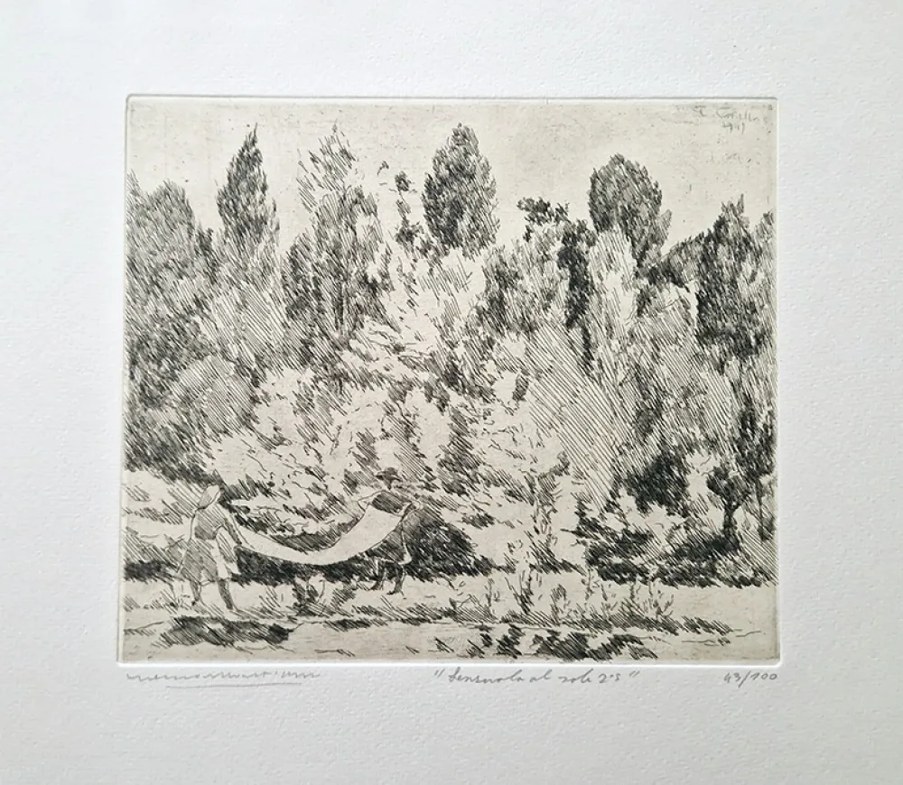 Acquaforte Castellani - Lenzuola al sole