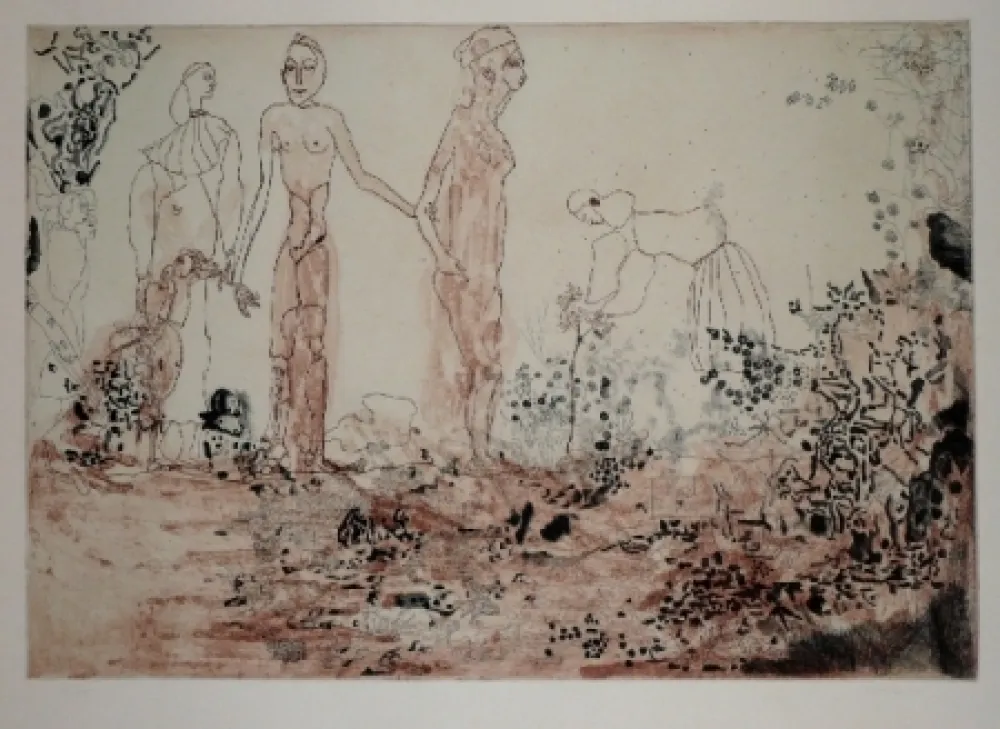 Acquaforte E Acquatinta Castillo - Agua amarga