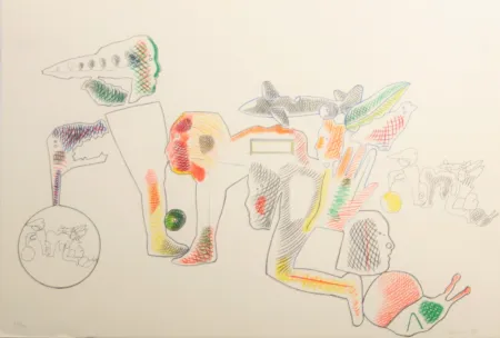 Litografia Castillo - Carpeta 12 Aniversari Galeria Joan Prats