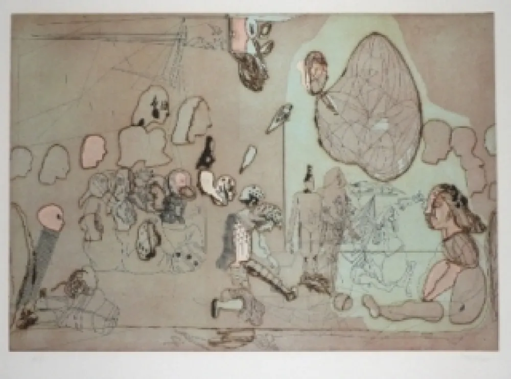 Acquaforte E Acquatinta Castillo - Palomares hoy