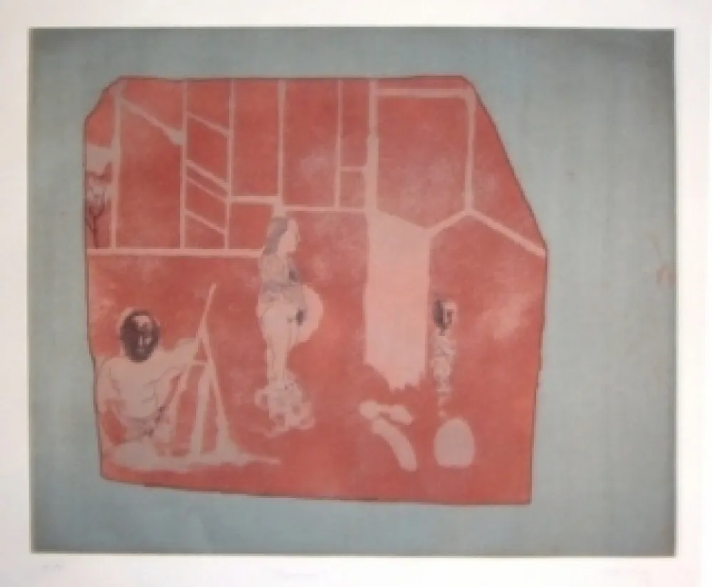 Acquaforte E Acquatinta Castillo - Pompei