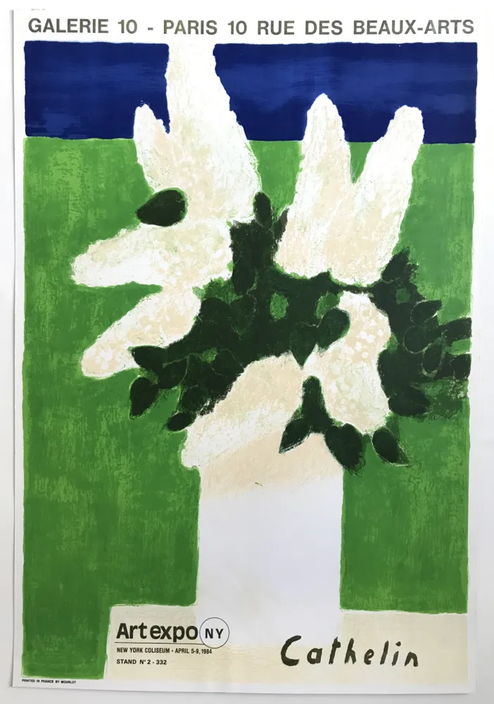 Manifesti Cathelin - Galerie 10 Paris / Art expo N.Y.