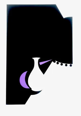 Serigrafia Caulfield - Lung ch'uan ware and black lamp