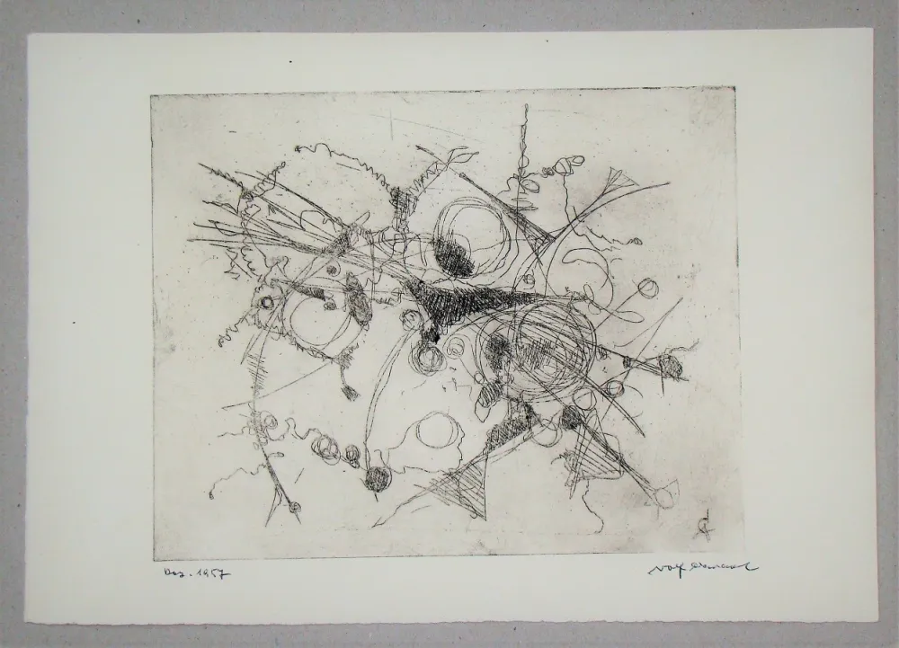 Acquaforte Cavael - Abstrakte Komposition