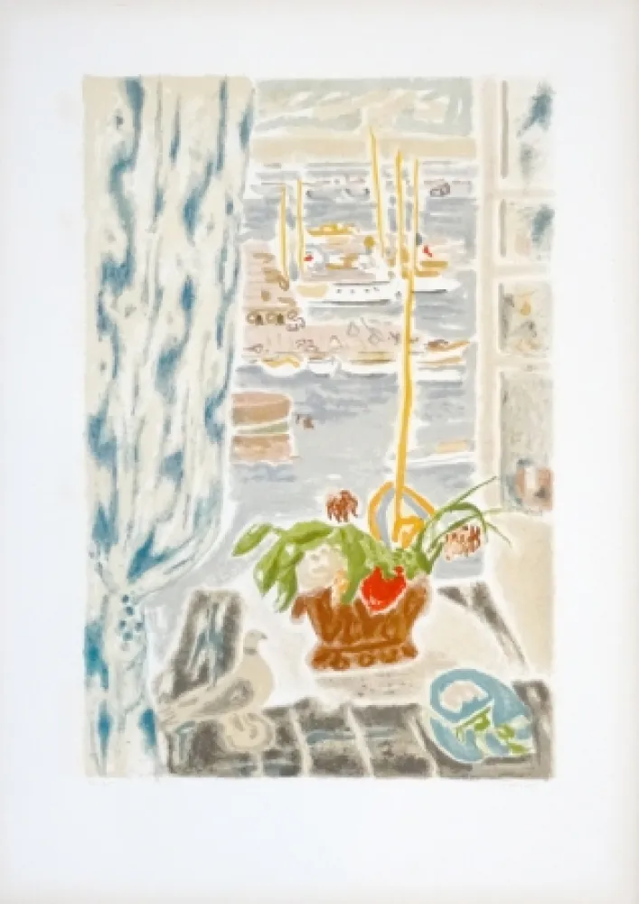 Litografia Cavailles - Fenêtre grise