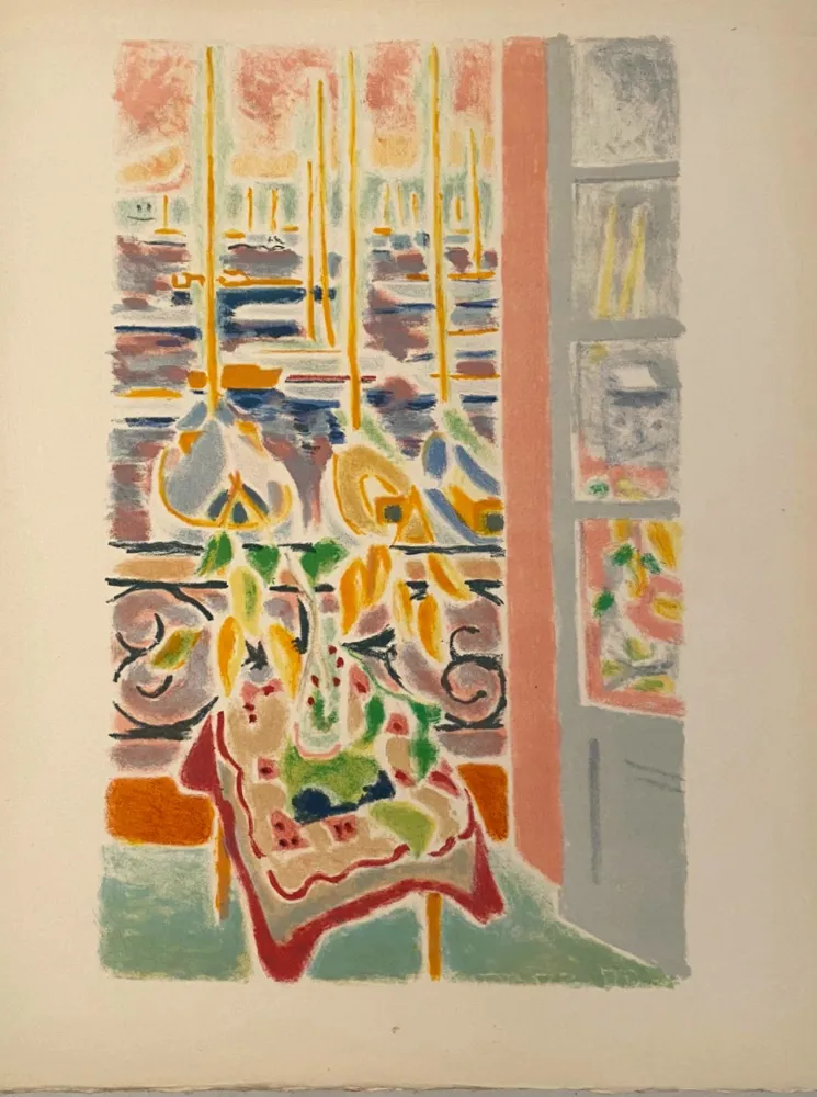 Litografia Cavailles - Fenêtre ouverte