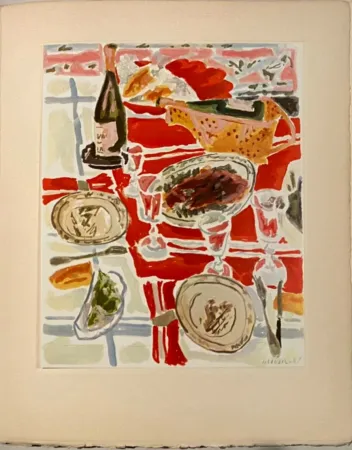 Litografia Cavailles - Nature morte