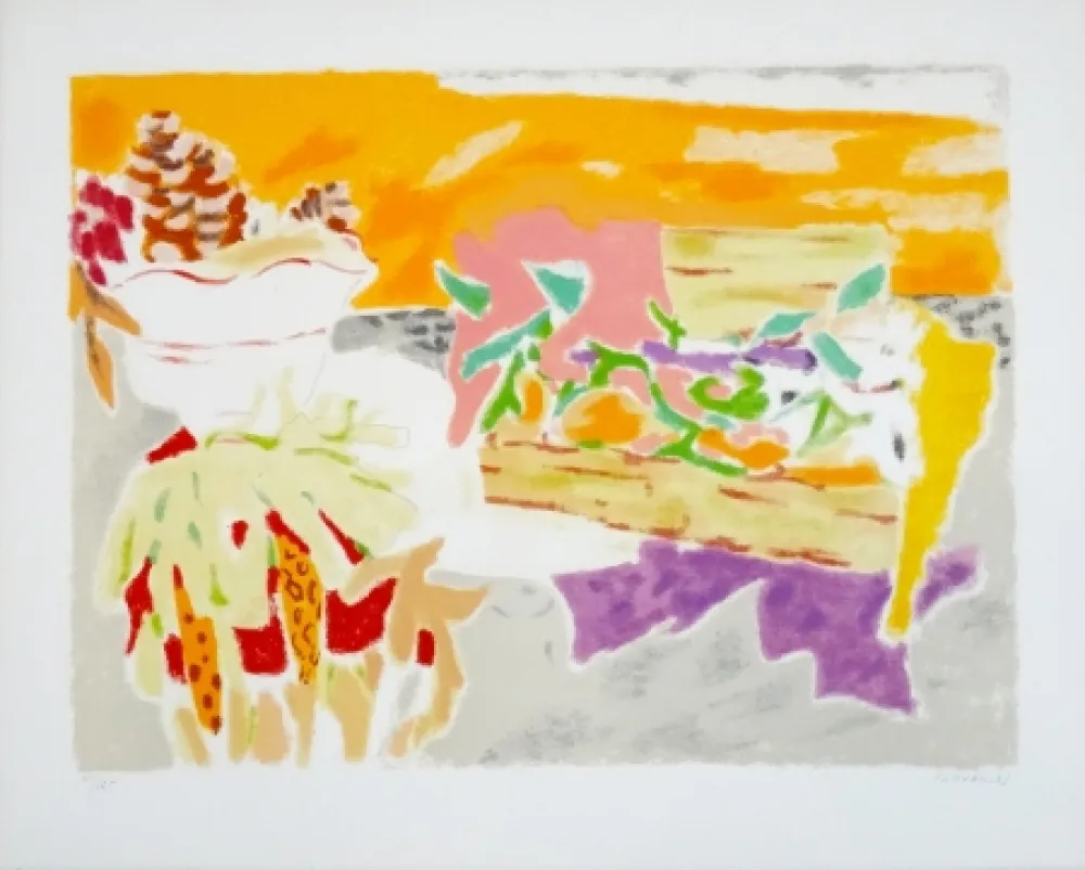 Litografia Cavailles - Pomme de pin