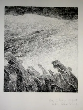 Incisione Celan Lestrange - Bei wein