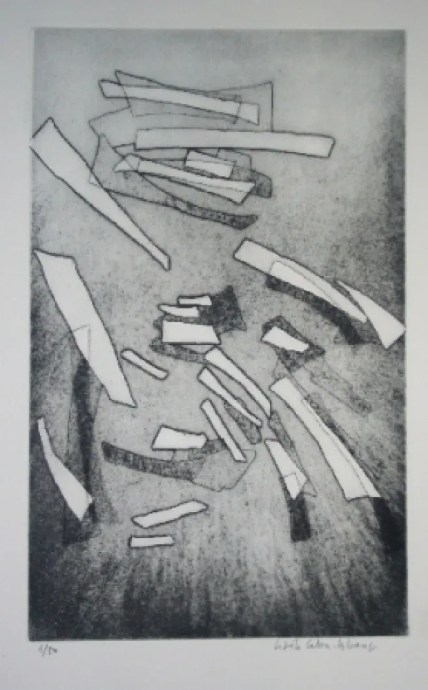 Acquaforte Celan Lestrange - Inachevé