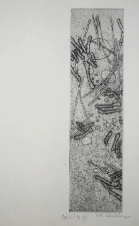 Incisione Celan Lestrange - Schwarzmaut - 11