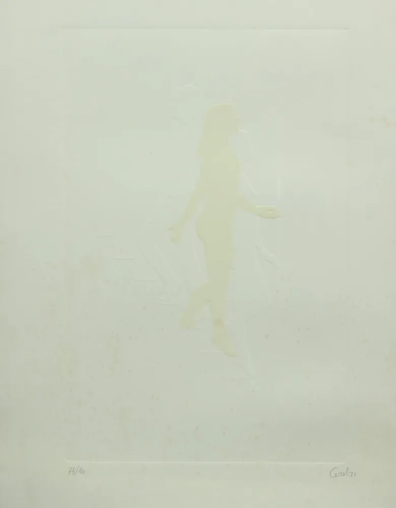 Incisione Ceroli - SENZA TITOLO