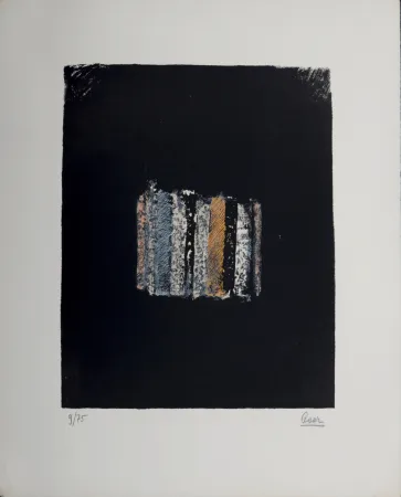Litografia Cesar - Composition, 1963 - Hand-signed & numbered!