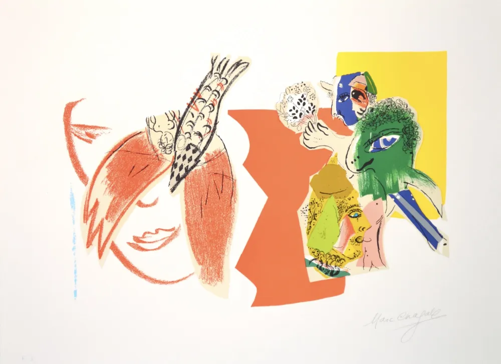 Litografia Chagall - 20th Century Stage 2 - M470