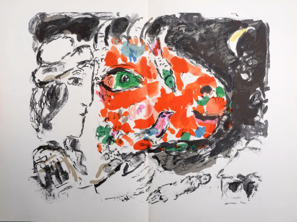 Litografia Chagall - Après l'hiver, 1972