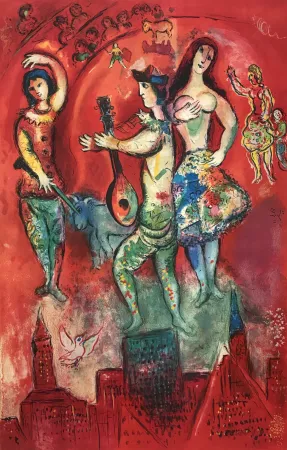 Litografia Chagall - Carmen