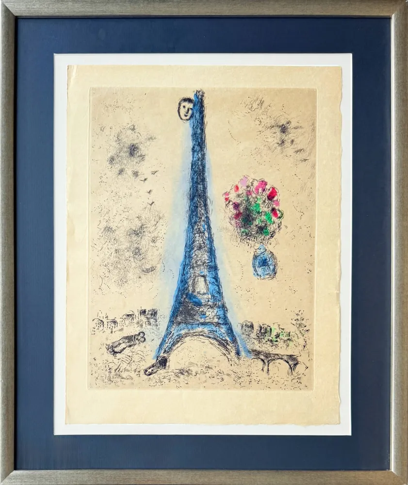 Acquaforte E Acquatinta Chagall - Celui qui dit les choses sans rien dire, Planche I