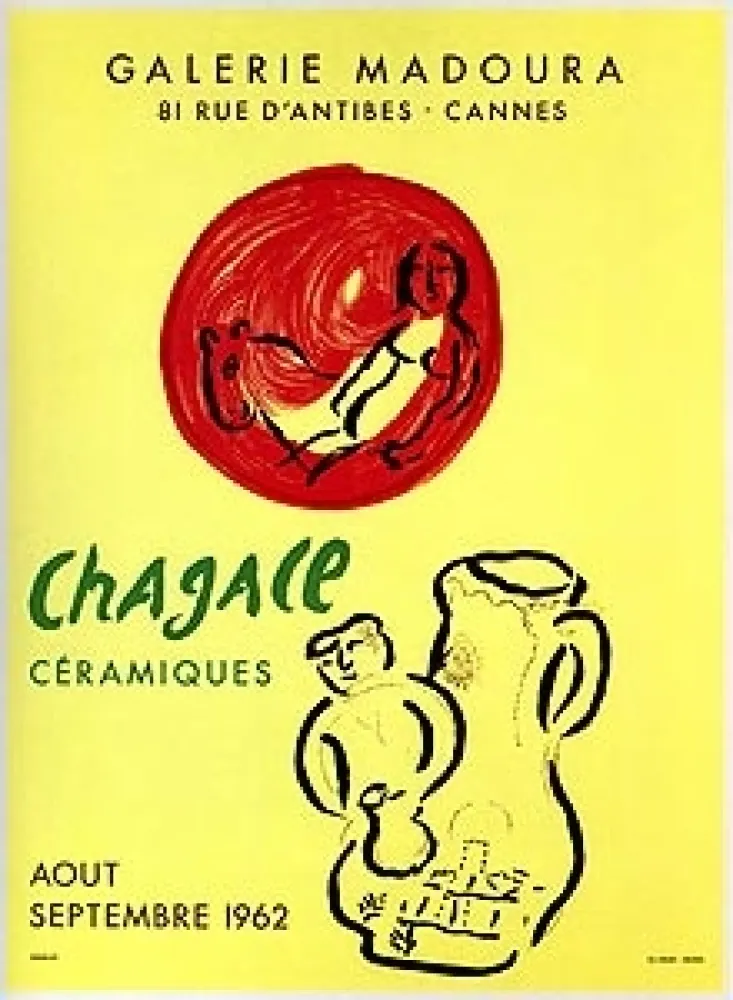 Litografia Chagall - Céramiques