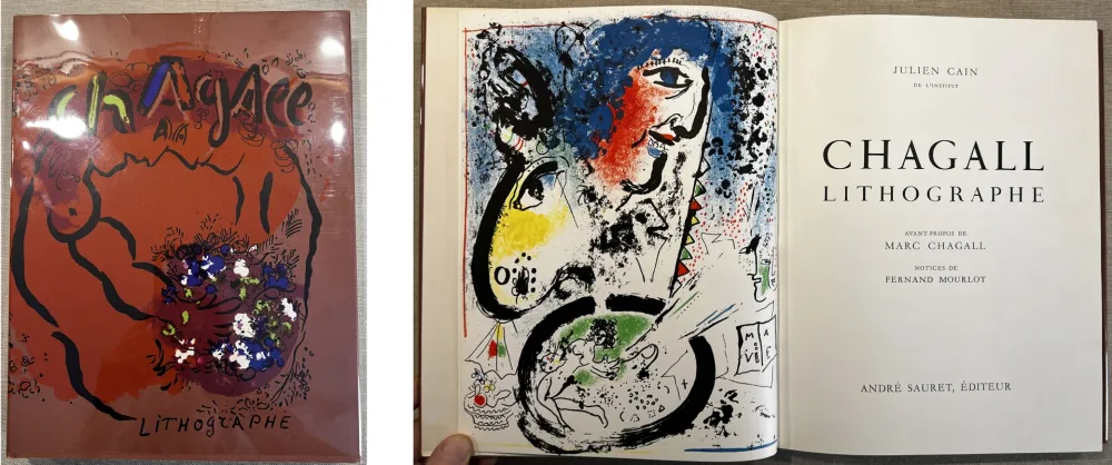 Libro Illustrato Chagall - CHAGALL LITHOGRAPHE I. Avec 12 lithographies originales (1960)