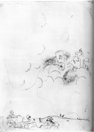 Acquaforte Chagall - Cicicov's Dream