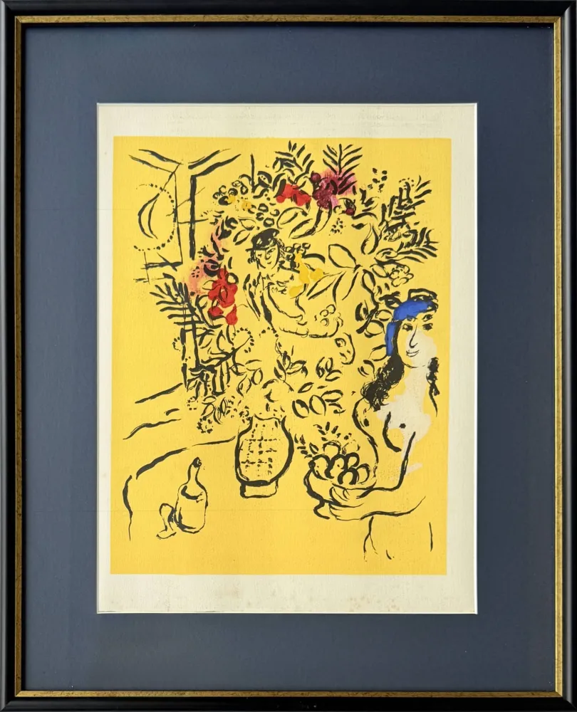 Litografia Chagall - Cover for Menu (trial proof)