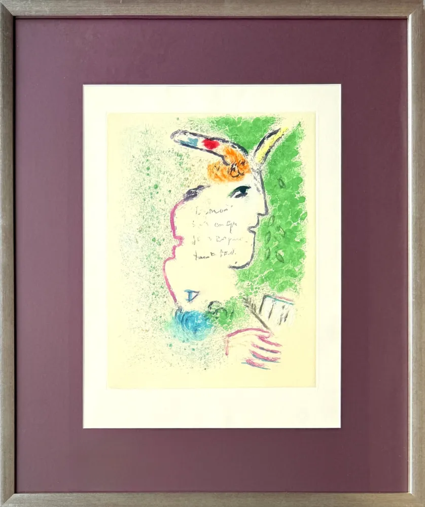 Acquaforte E Acquatinta Chagall - De Mauvais Sujets - Planche III